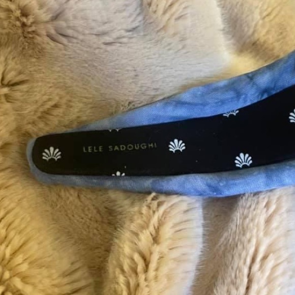 Lele Sadoughi Blue Tie Dye Headband - HTF main image 5